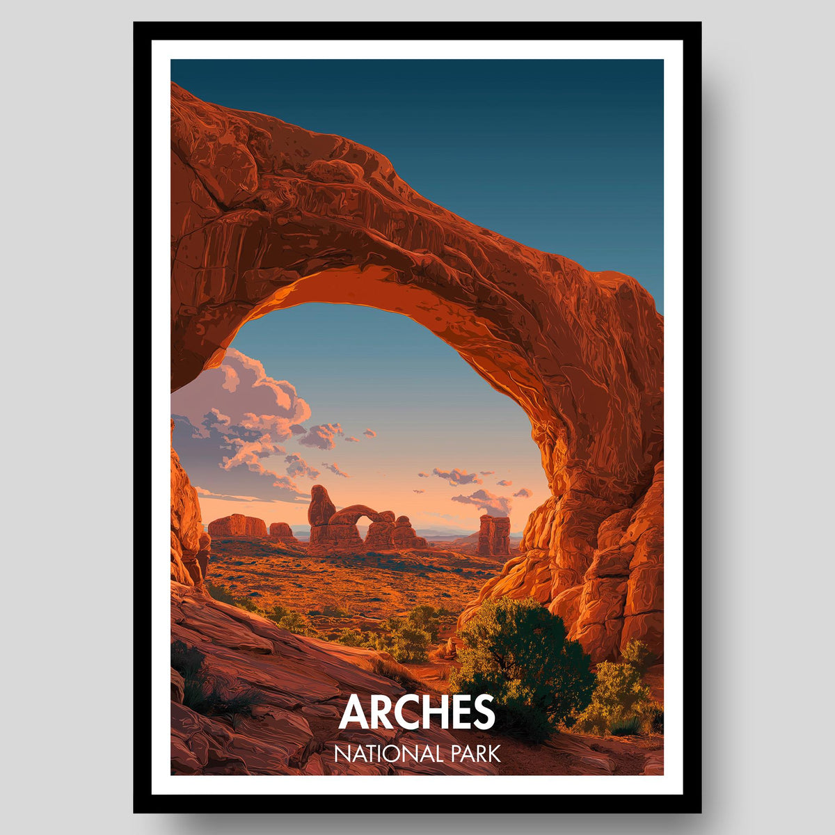 Arches National Park Poster - WanderWall