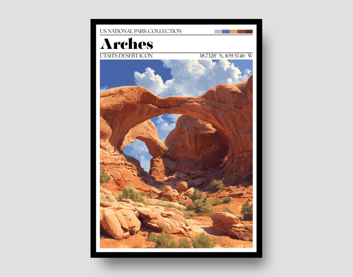 Arches National Park Poster - WanderWall