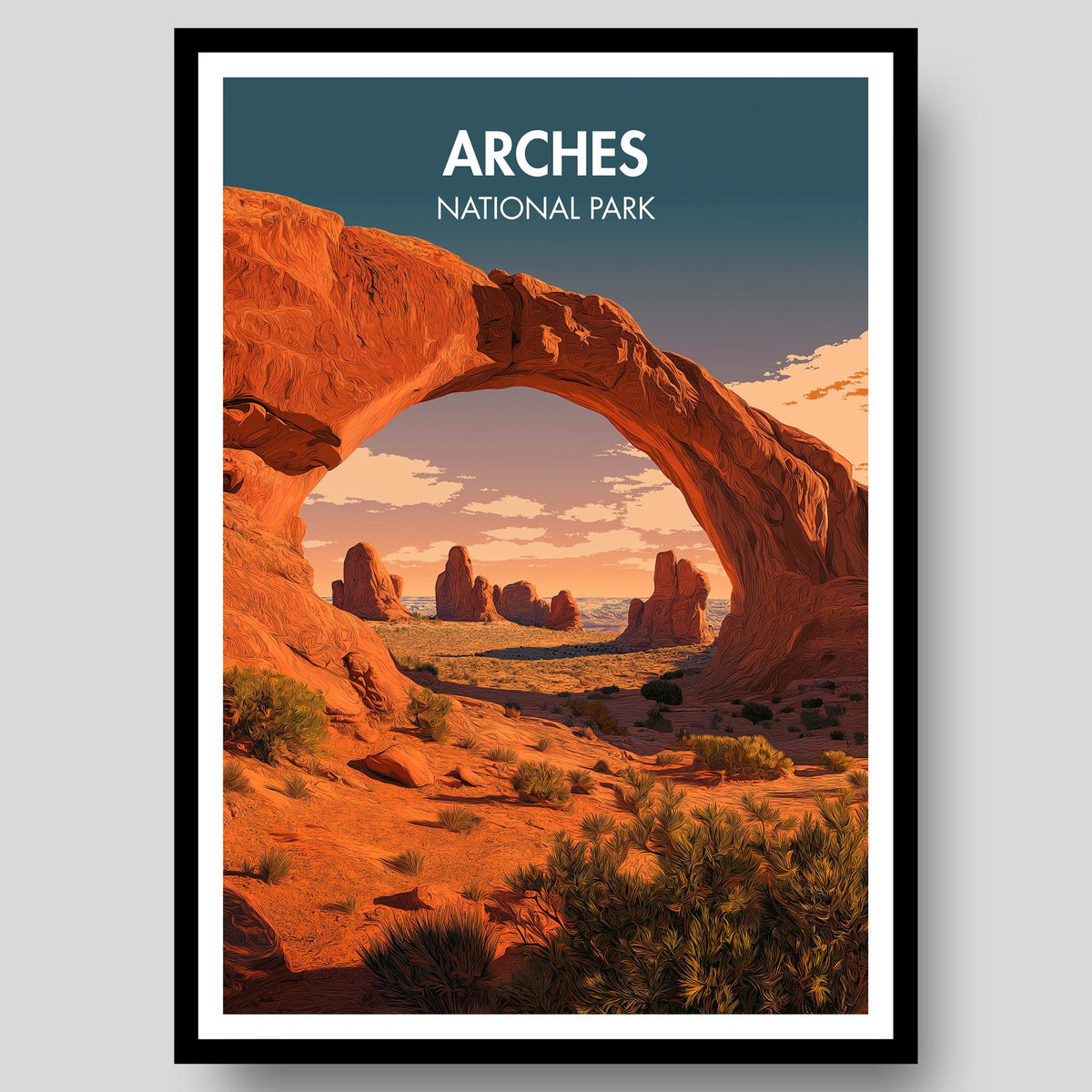 Arches National Park Poster - WanderWall