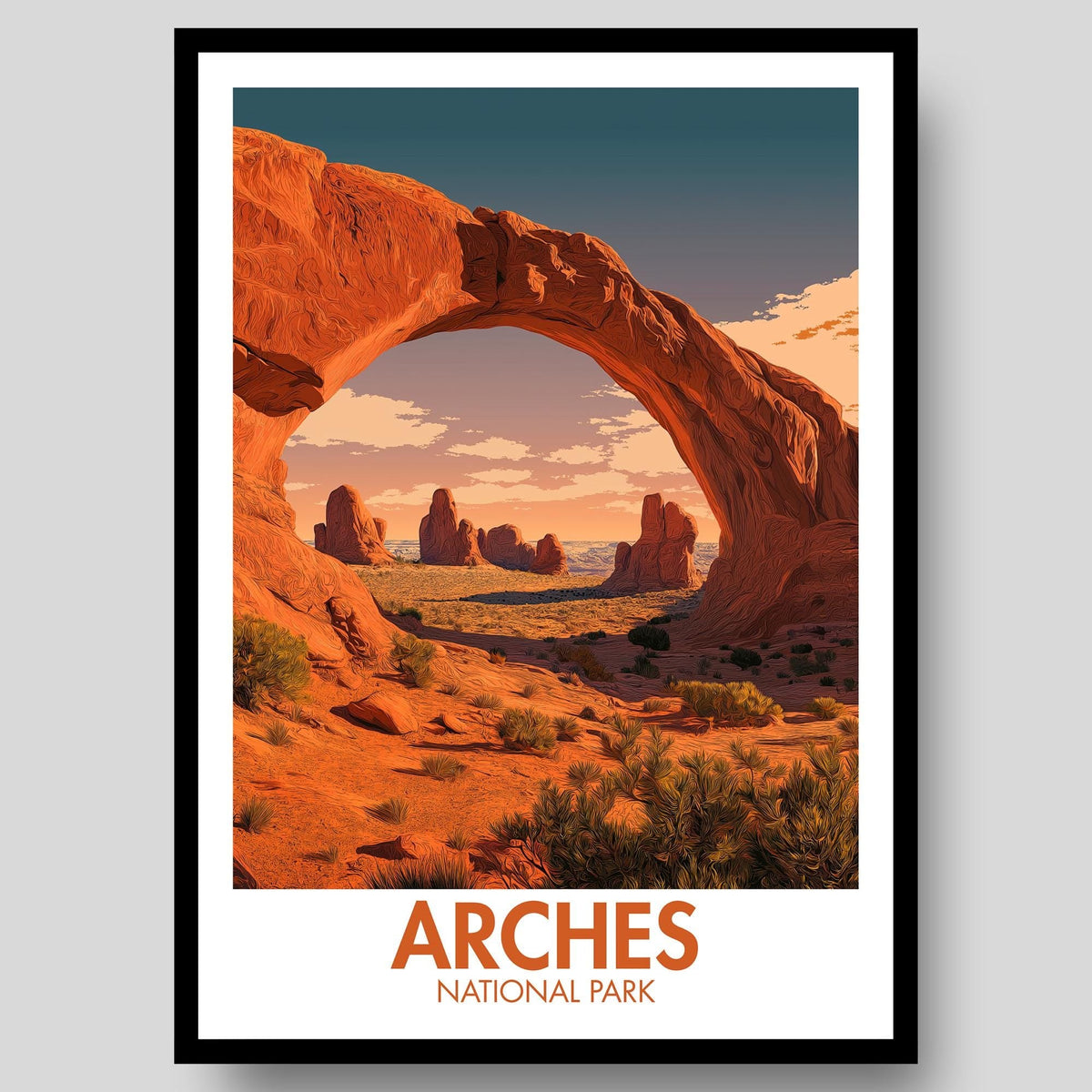 Arches National Park Poster - WanderWall
