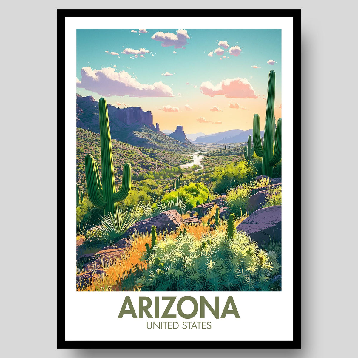 Arizona Poster - WanderWall