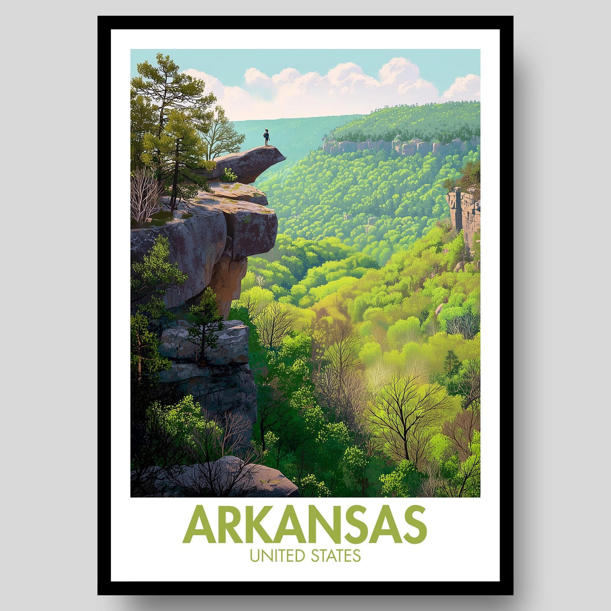 Arkansas Poster - WanderWall