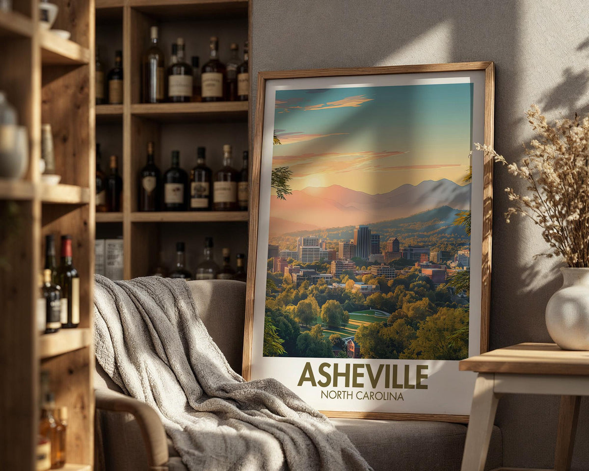 Asheville Poster - WanderWall