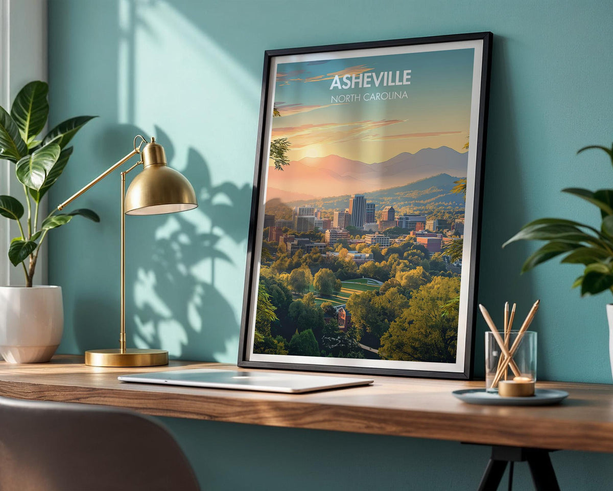 Asheville Poster - WanderWall