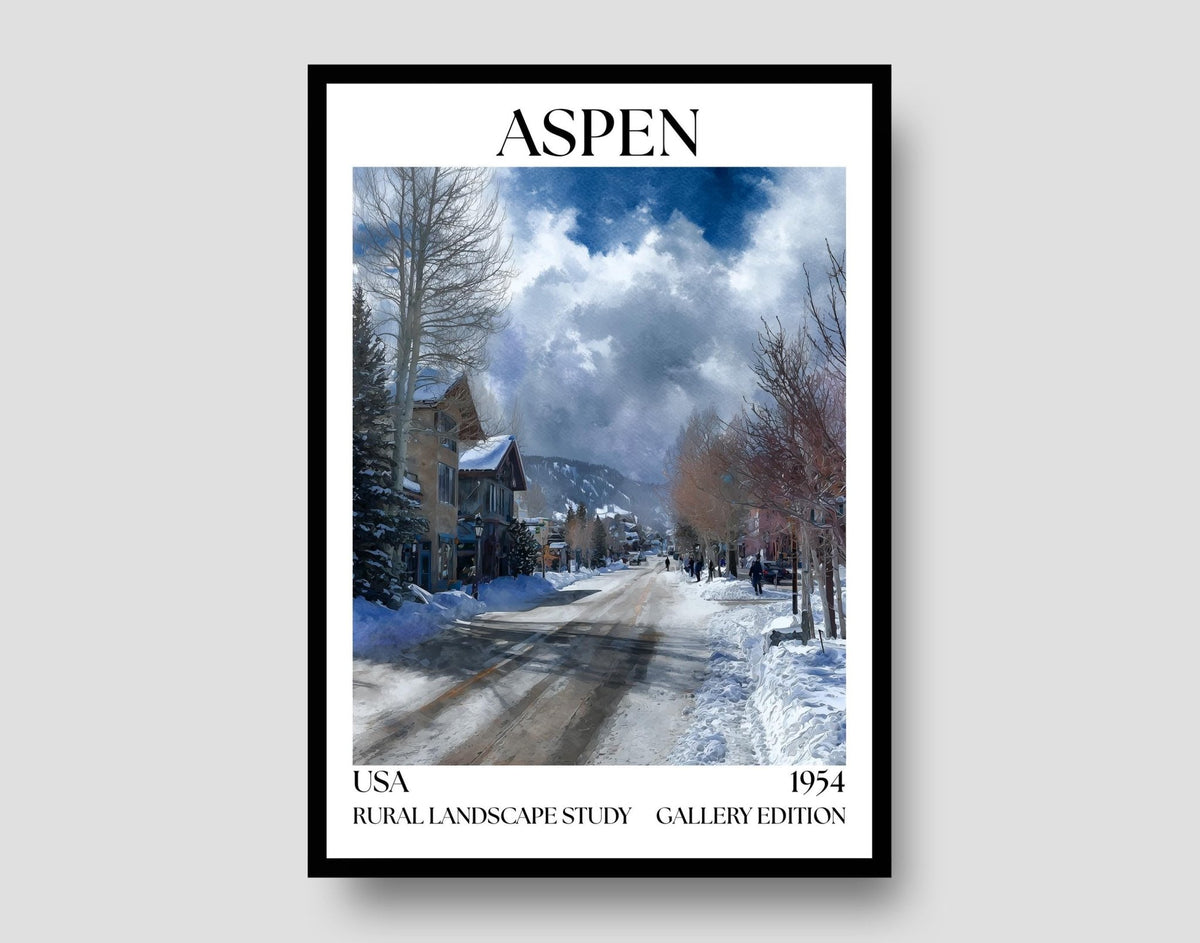 Aspen Colorado Gallery Edition Poster - WanderWall