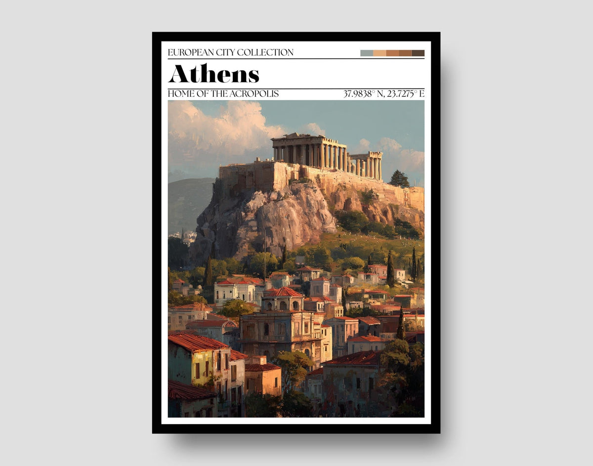 Athens Poster - WanderWall