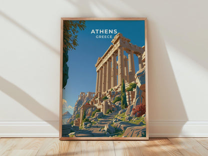 Athens Poster - WanderWall