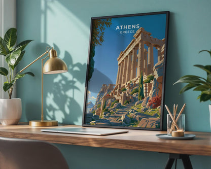 Athens Poster - WanderWall