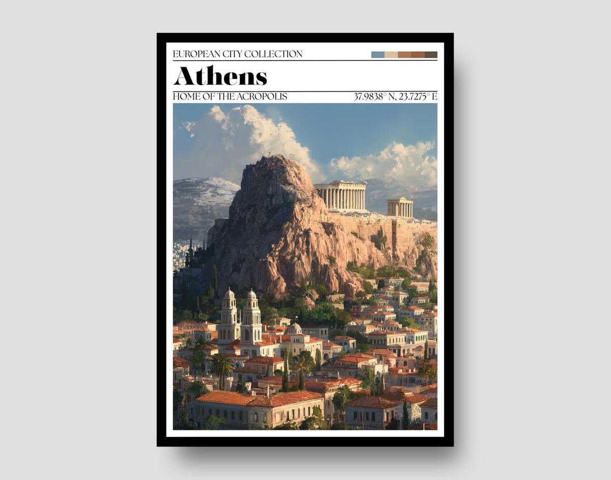 Athens Poster - WanderWall
