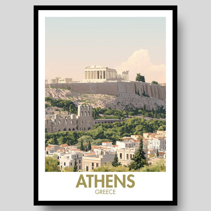 Athens Poster - WanderWall