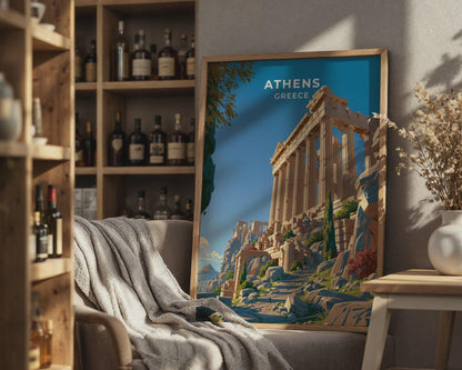 Athens Poster - WanderWall