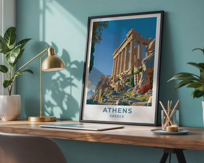 Athens Poster - WanderWall