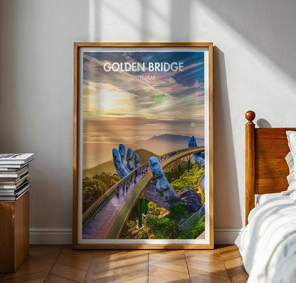 Golden Bridge Poster