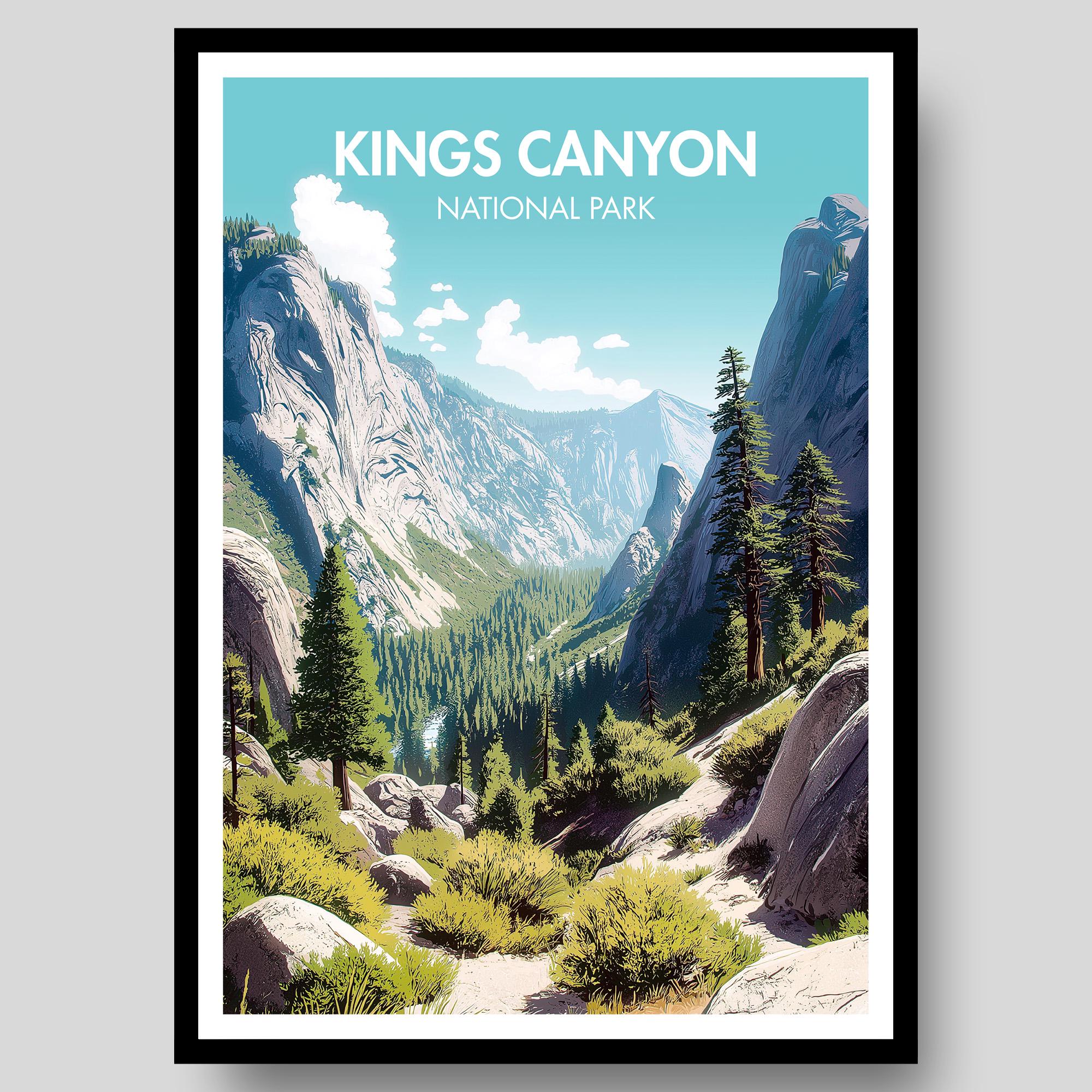 Kings Canyon National Park Poster