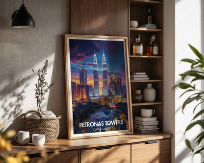 Petronas Towers Poster
