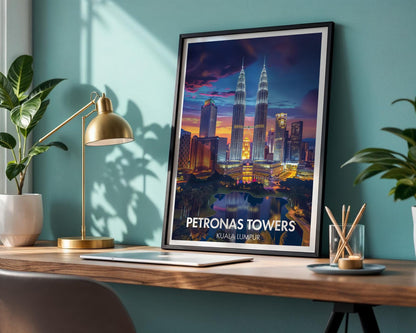 Petronas Towers Poster