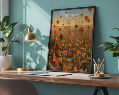 Bagan Poster - WanderWall