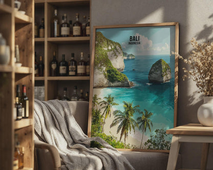 Bali Indonesia Landscape Poster Wall Art Print - WanderWall