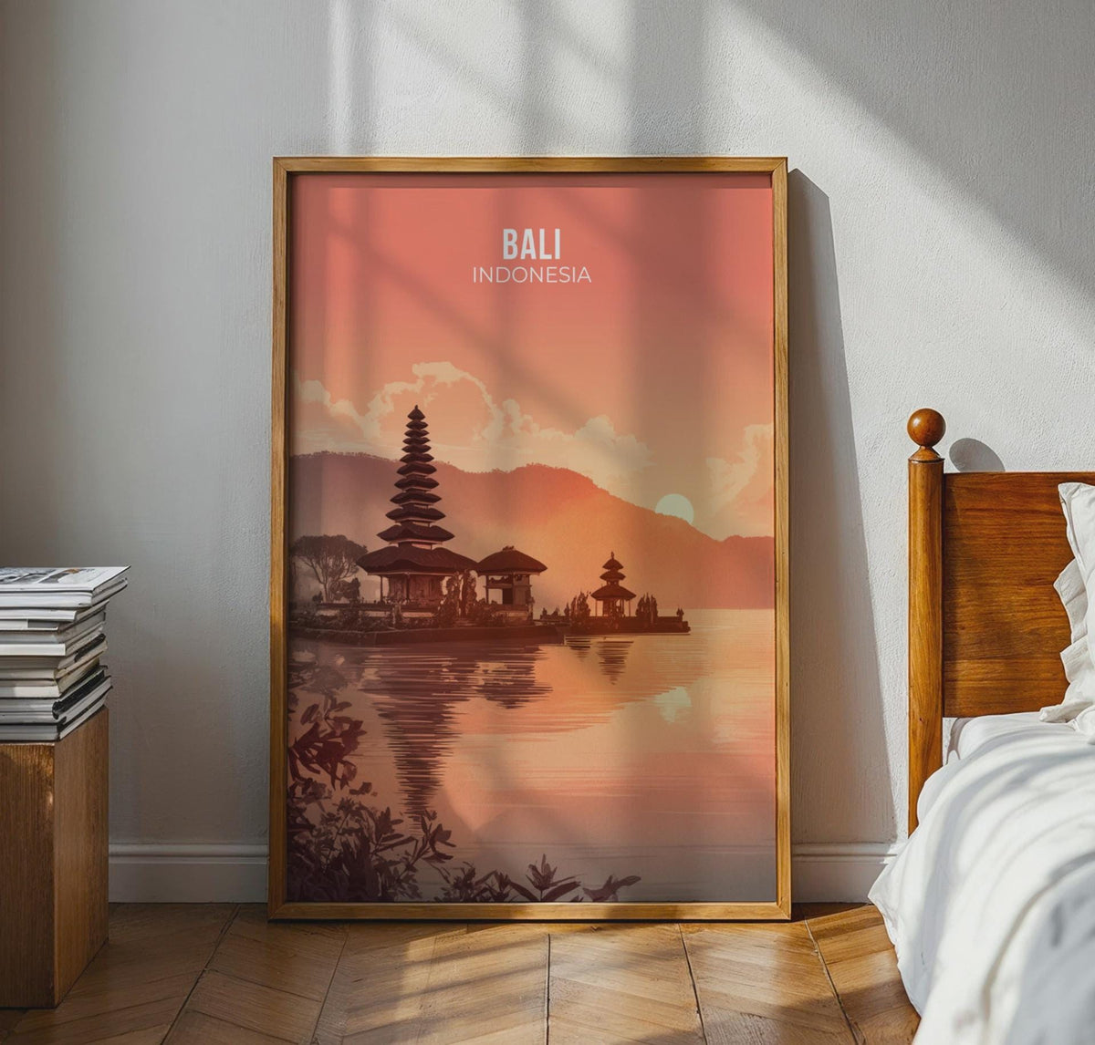 Bali Indonesia Landscape Poster Wall Art Print - WanderWall