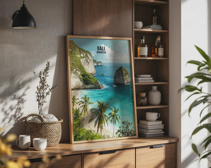 Bali Indonesia Landscape Poster Wall Art Print - WanderWall