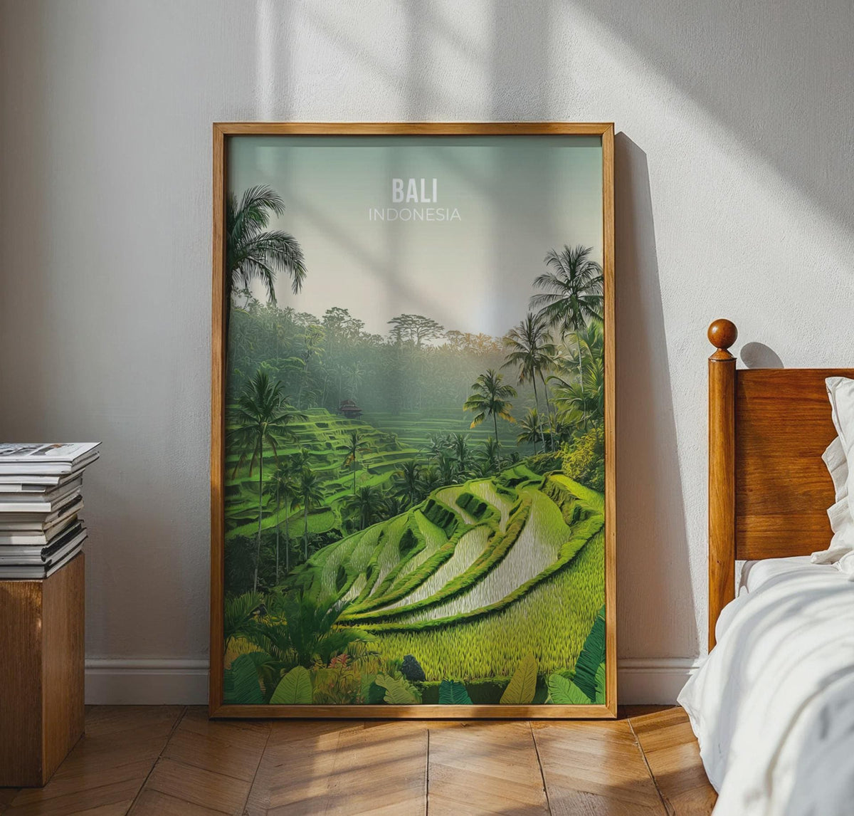 Bali Indonesia Rice Fields Wall Art Print - WanderWall
