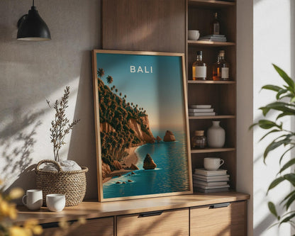 Bali Landscape Art Poster Print - WanderWall