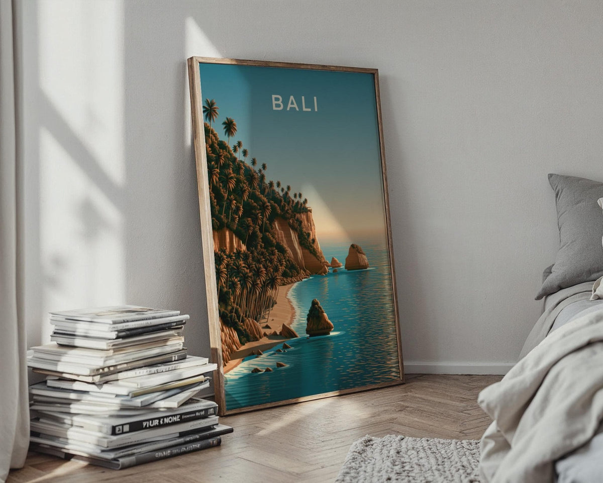 Bali Landscape Art Poster Print - WanderWall