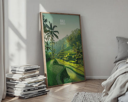 Bali Rice Terraces Wall Art Print - WanderWall