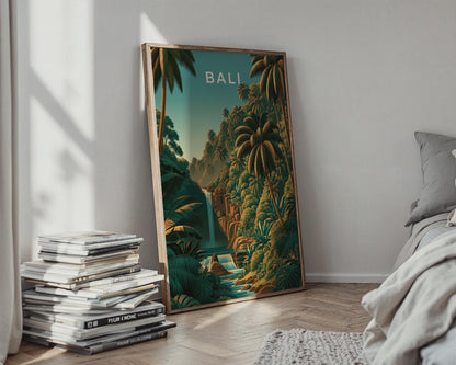 Bali Tropical Landscape Poster - WanderWall