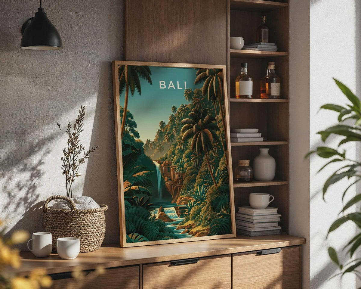 Bali Tropical Landscape Poster - WanderWall