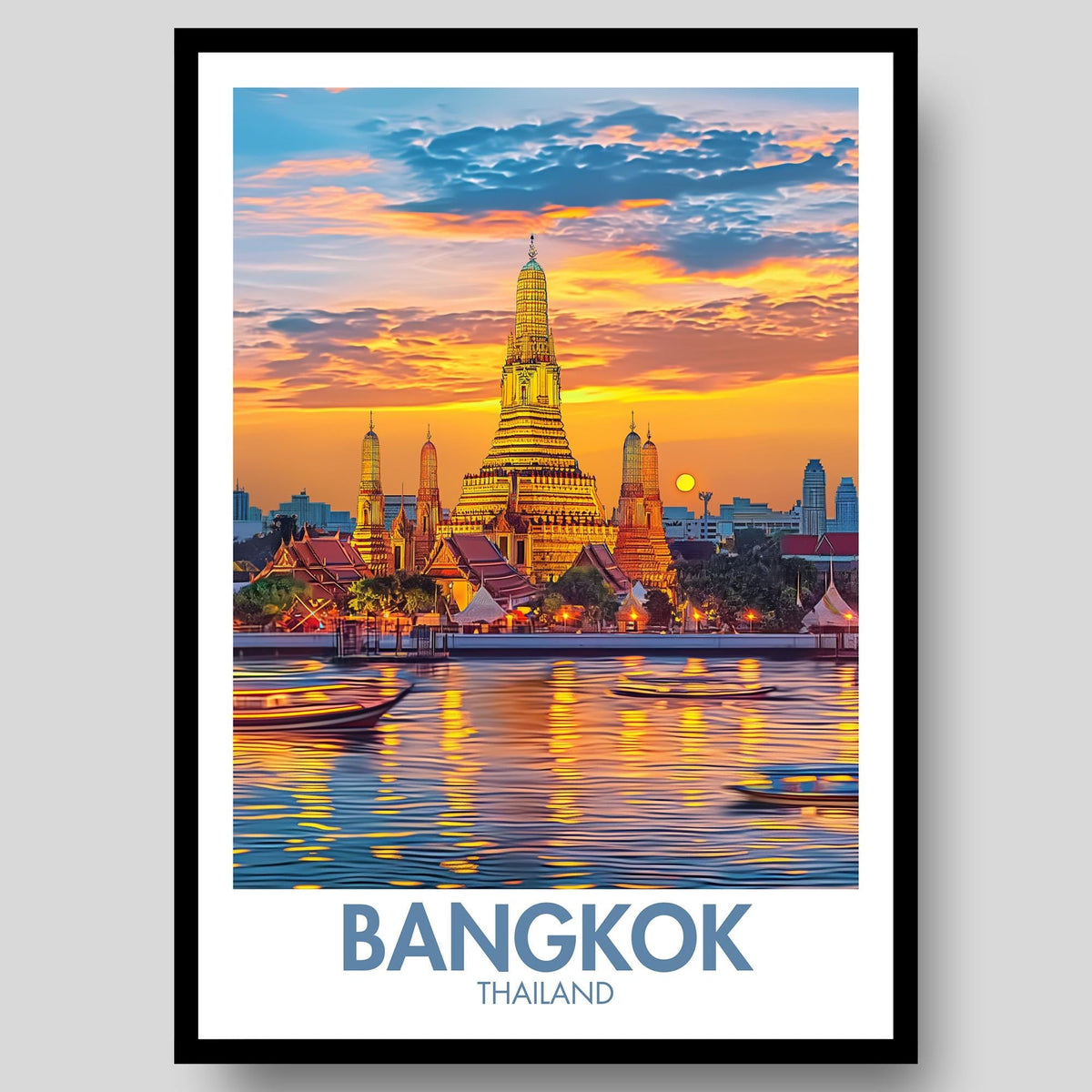 Bangkok Poster - WanderWall