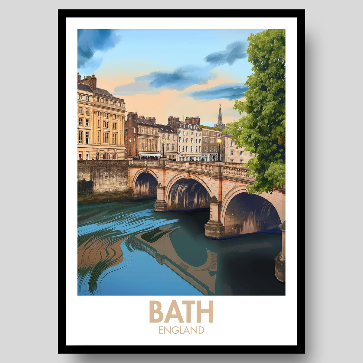 Bath Poster - WanderWall
