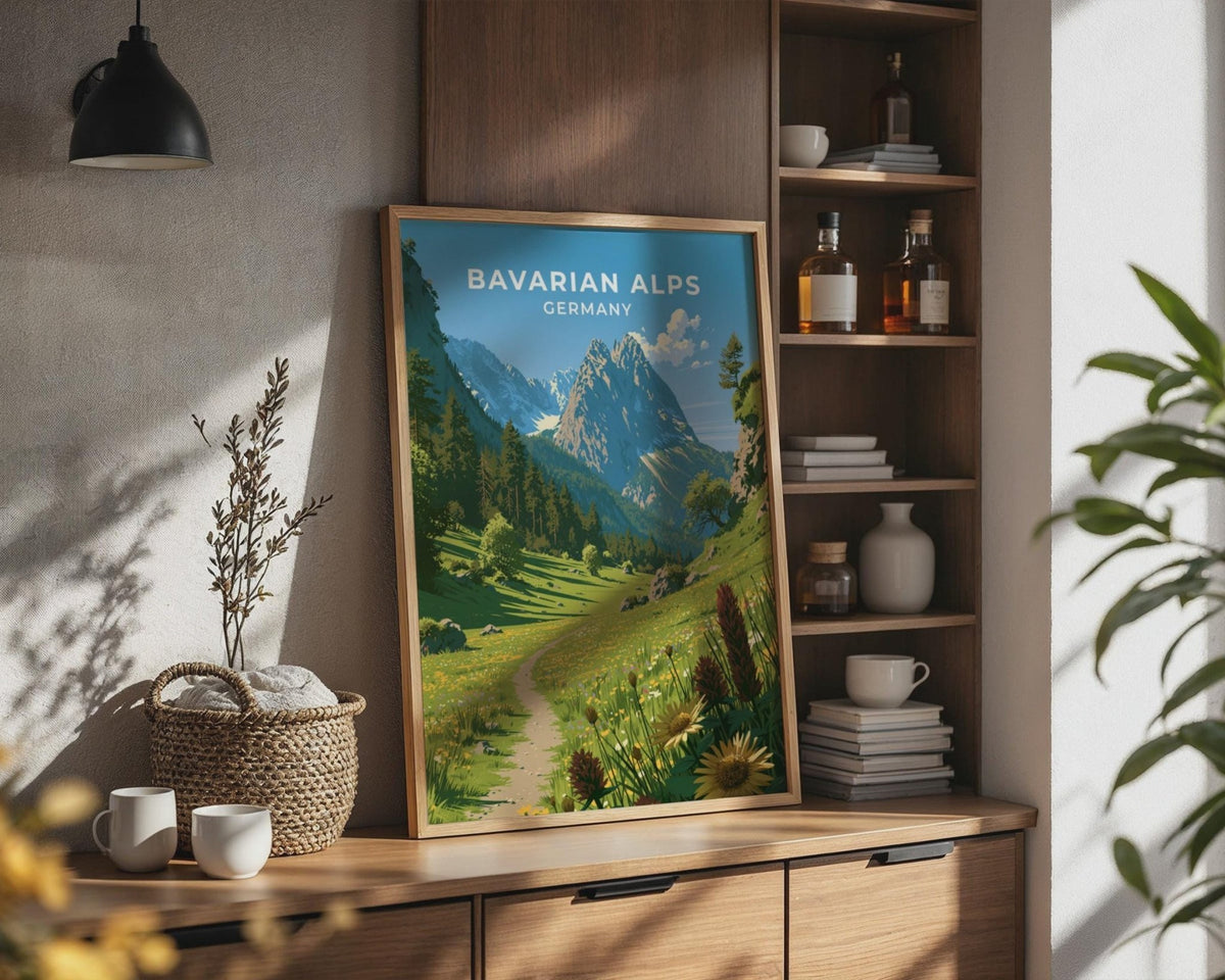 Bavarian Alps Poster - WanderWall