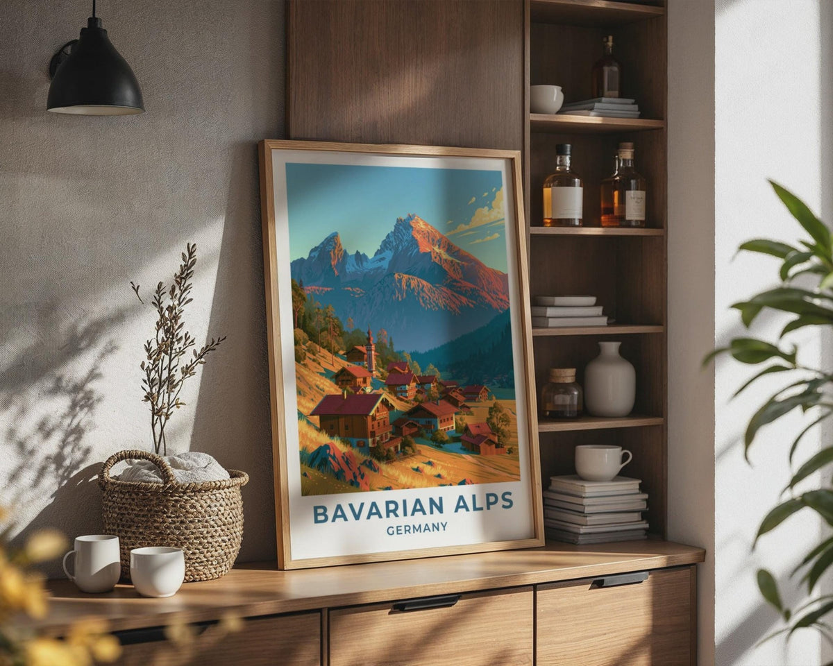 Bavarian Alps Poster - WanderWall