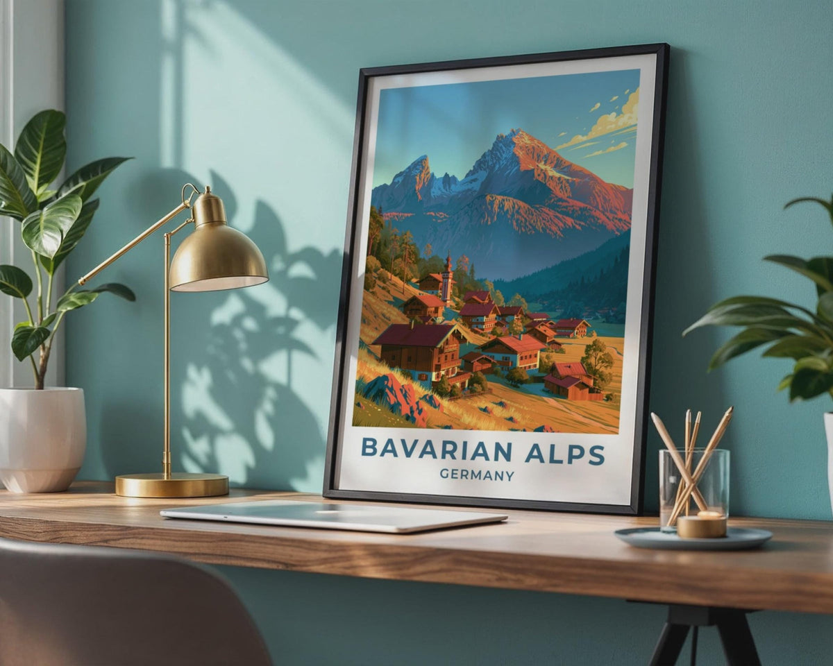 Bavarian Alps Poster - WanderWall