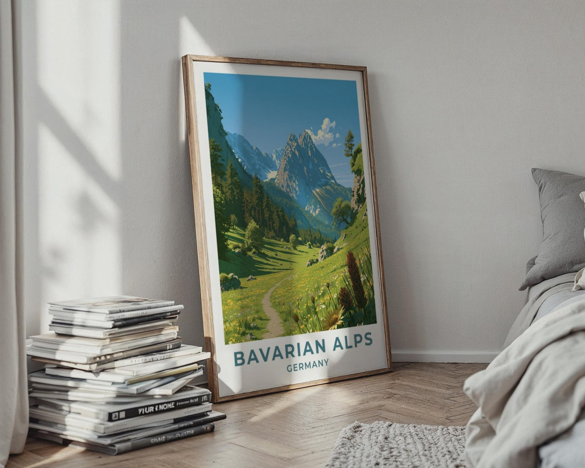 Bavarian Alps Poster - WanderWall