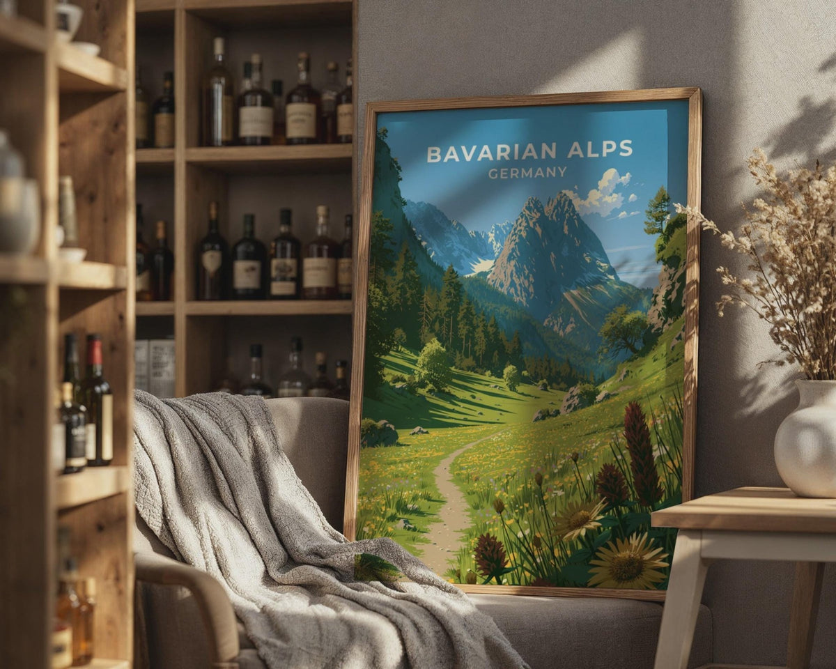 Bavarian Alps Poster - WanderWall