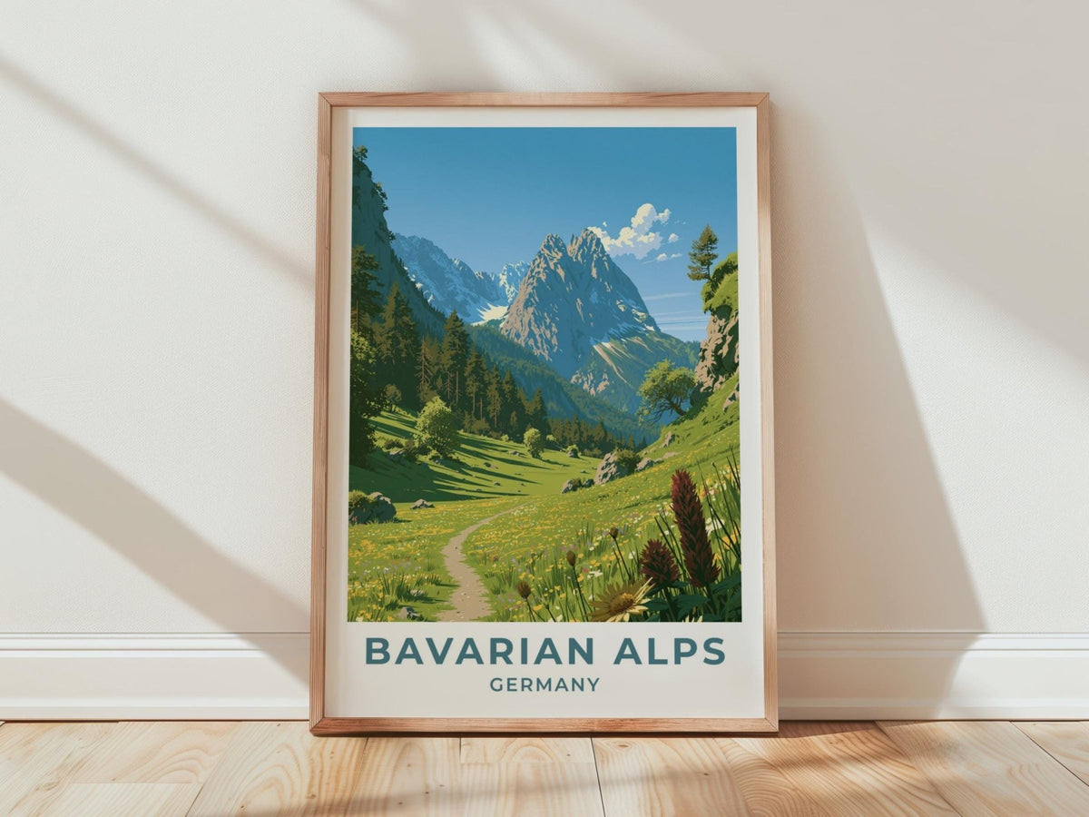 Bavarian Alps Poster - WanderWall