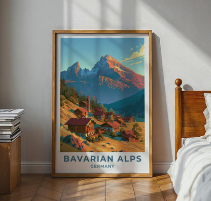 Bavarian Alps Poster - WanderWall