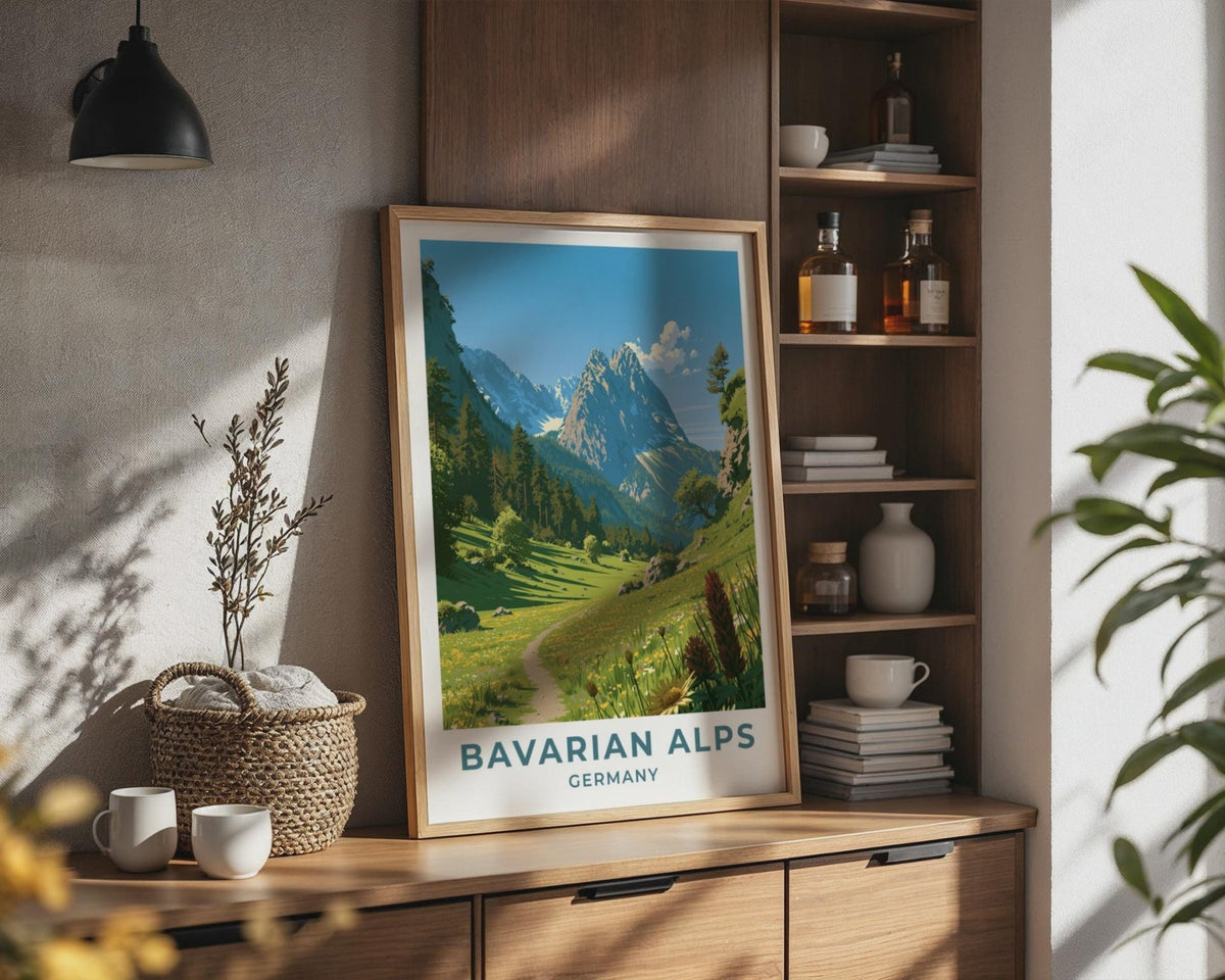Bavarian Alps Poster - WanderWall