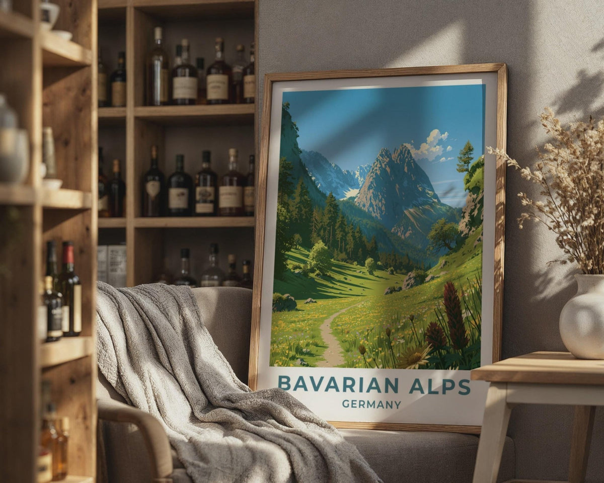 Bavarian Alps Poster - WanderWall