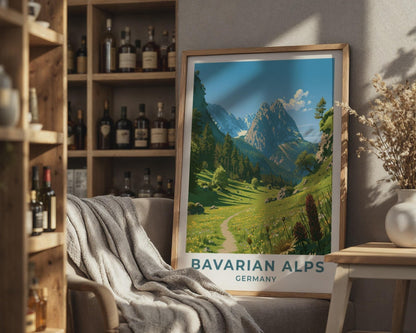 Bavarian Alps Poster - WanderWall