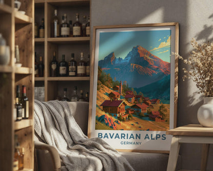 Bavarian Alps Poster - WanderWall