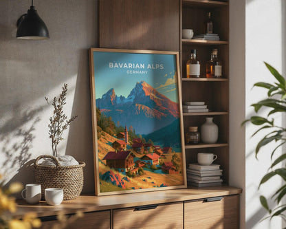 Bavarian Alps Poster - WanderWall