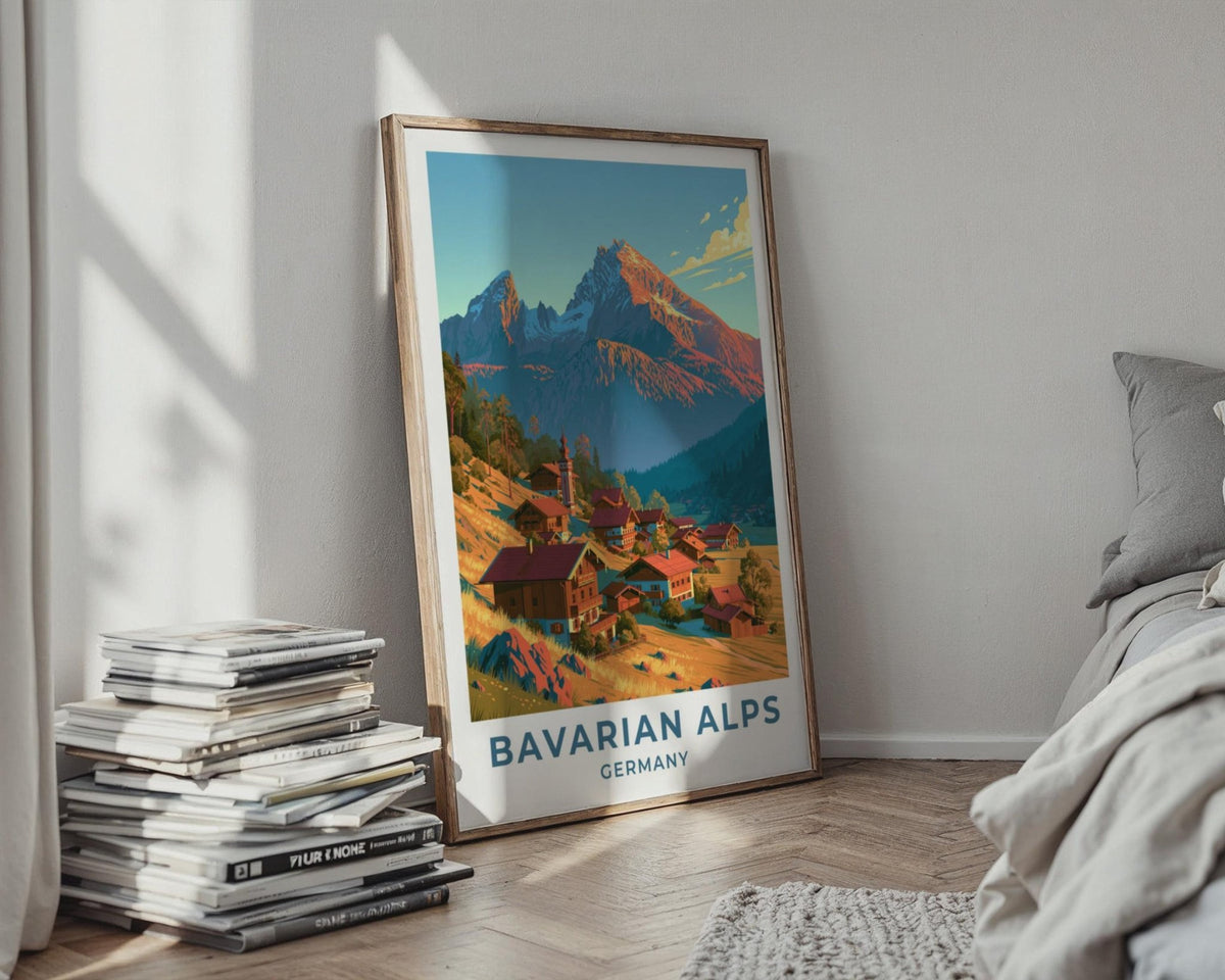 Bavarian Alps Poster - WanderWall