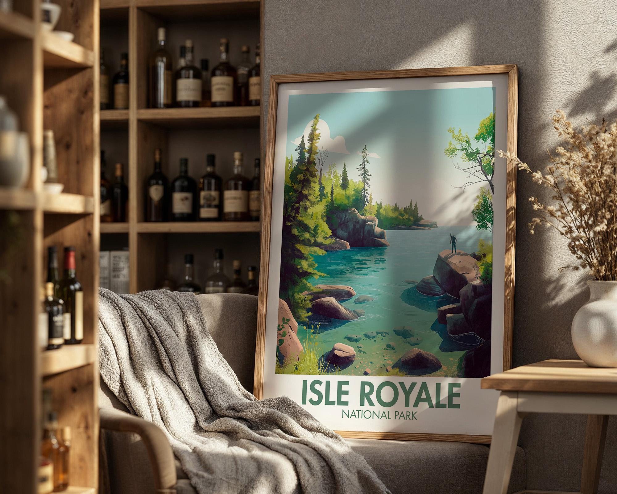 Isle Royale National Park Poster