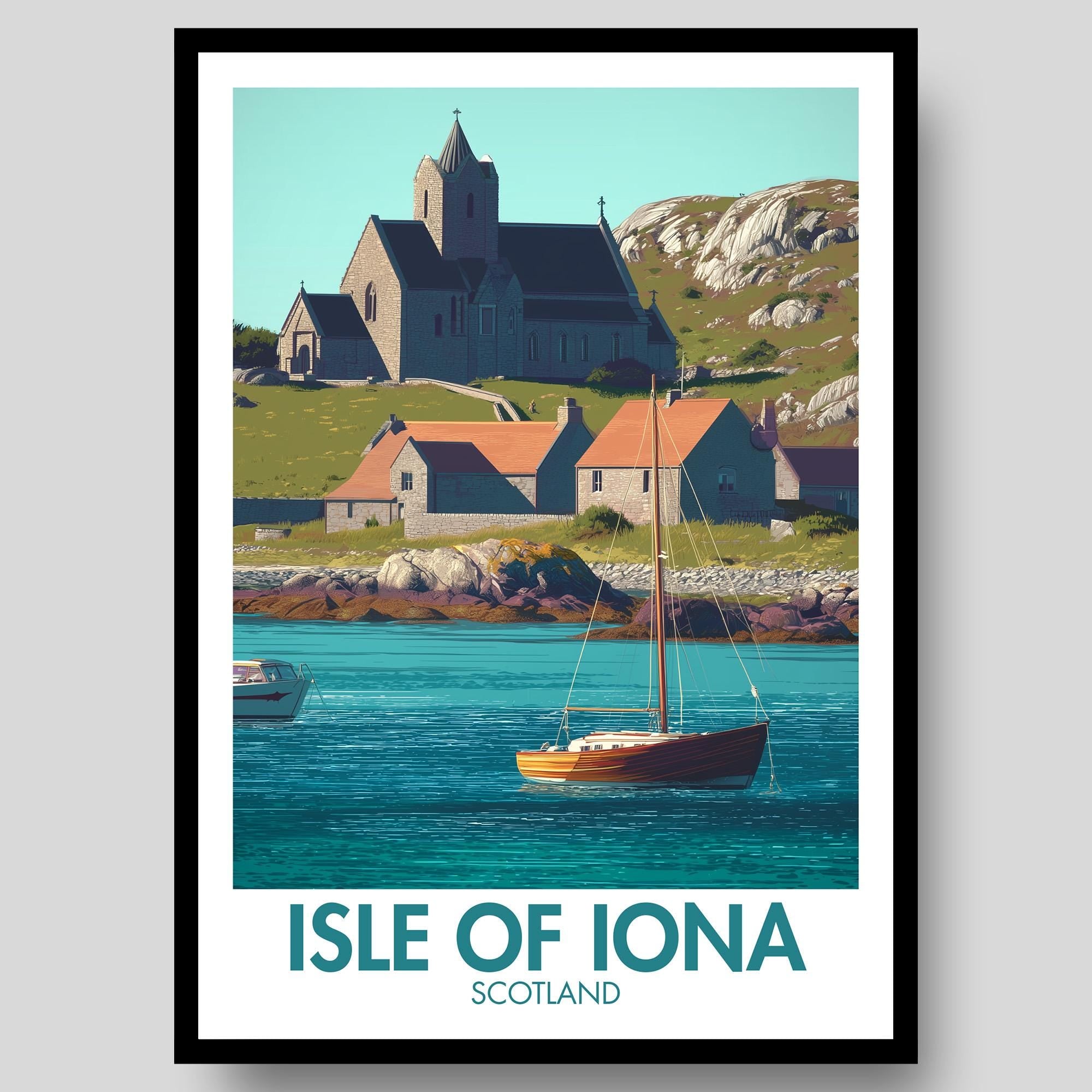 Isle Of Iona Poster