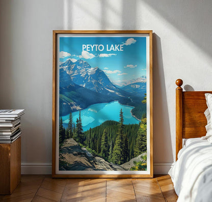 Peyto Lake Poster