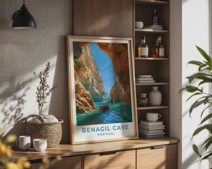 Benagil Cave Poster - WanderWall