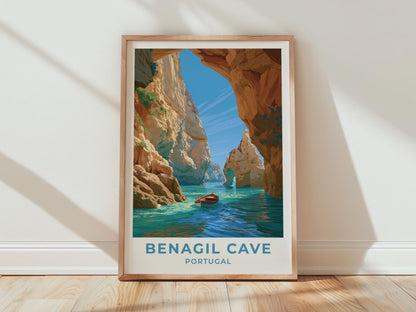 Benagil Cave Poster - WanderWall